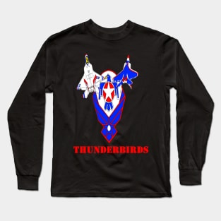 USAF Thunderbirds F22 Raptors Long Sleeve T-Shirt